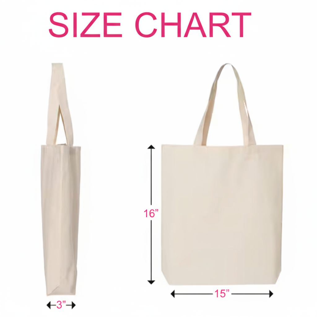 Custom Canvas Tote Bag – Personalized