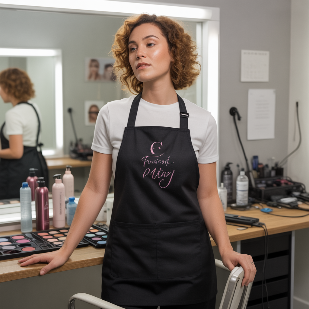 Adjustable Bib Apron  with 2 Pockets