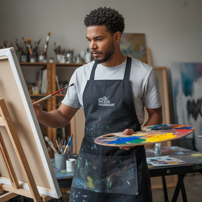 Adjustable Bib Apron  with 2 Pockets