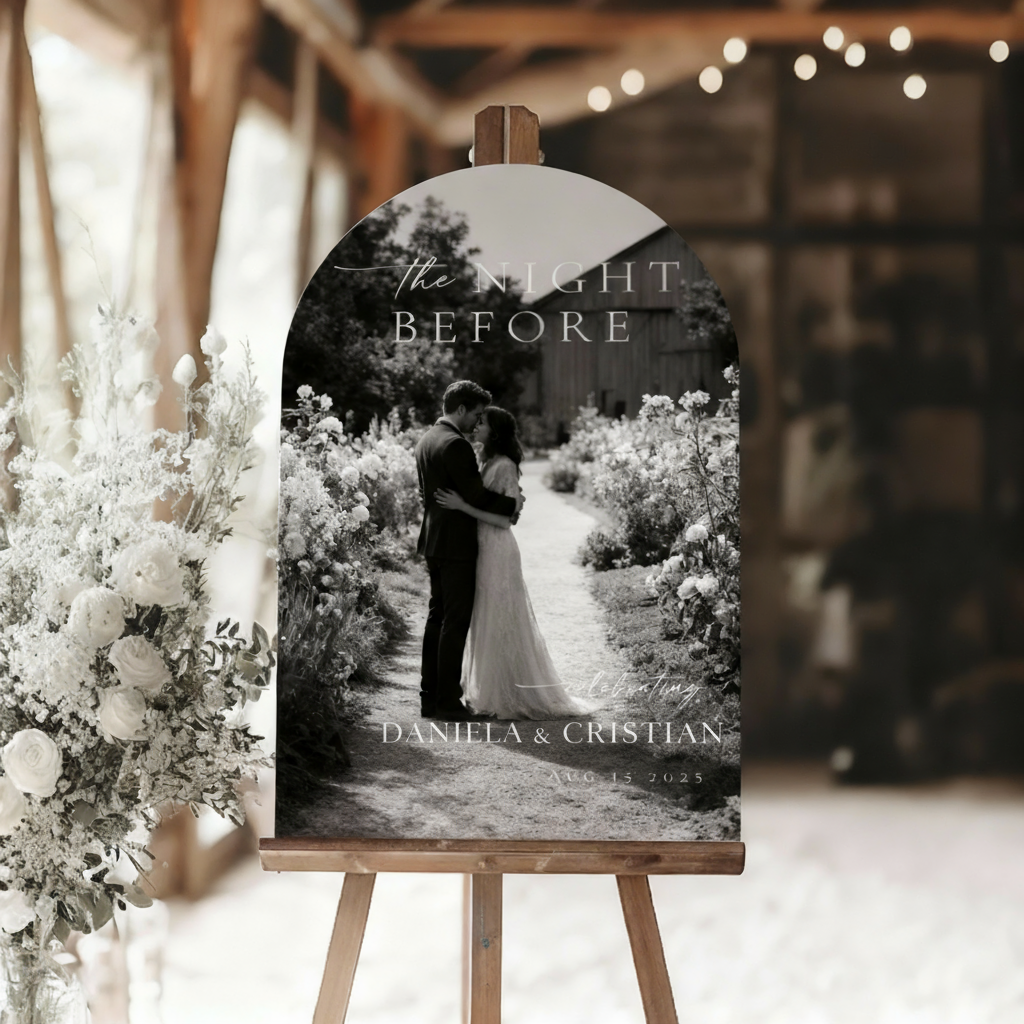 Classic Wedding Welcome Sign