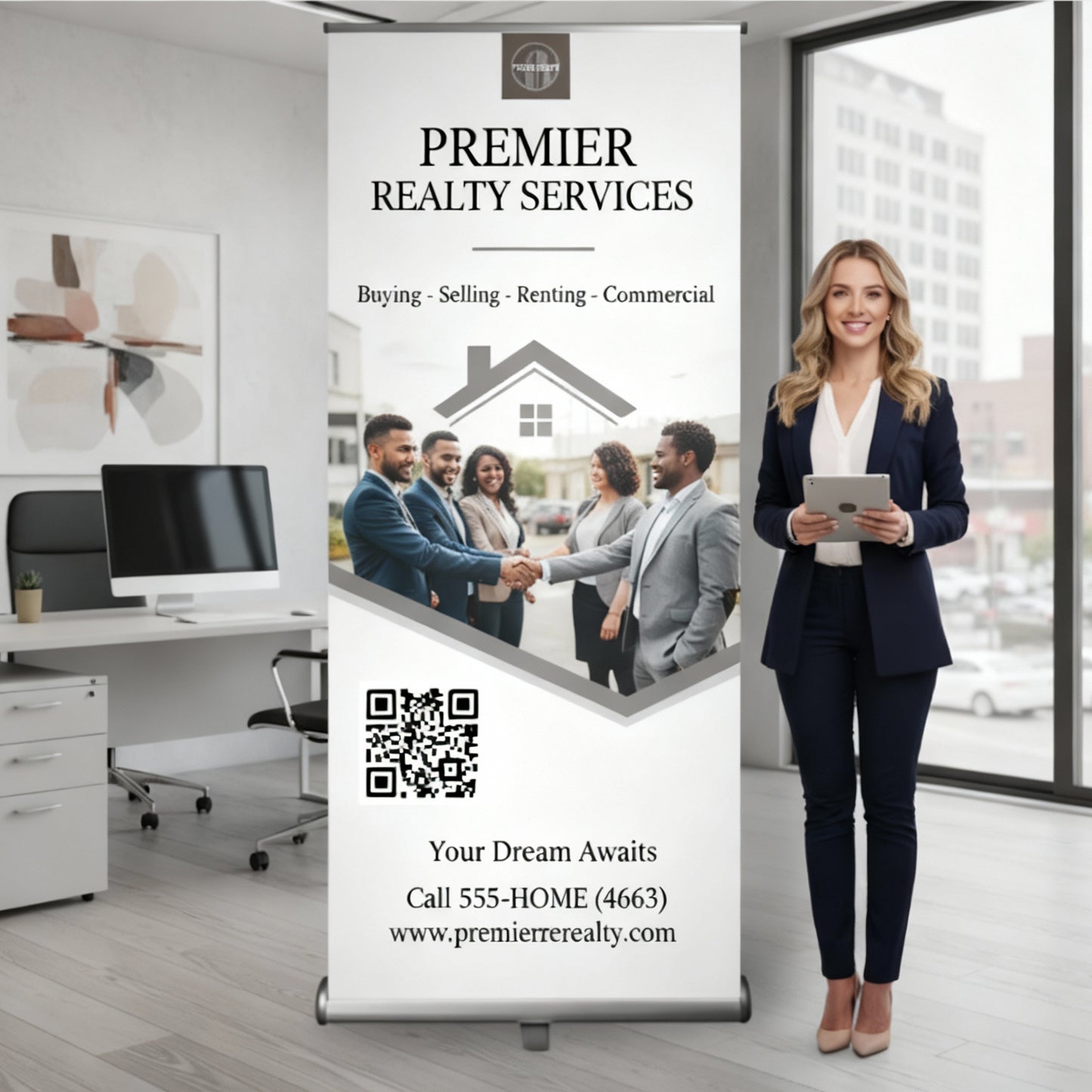 Custom Retractable Banner | Roll Up Banner