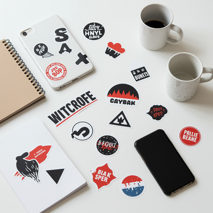 Custom Stickers – Die-Cut, Waterproof